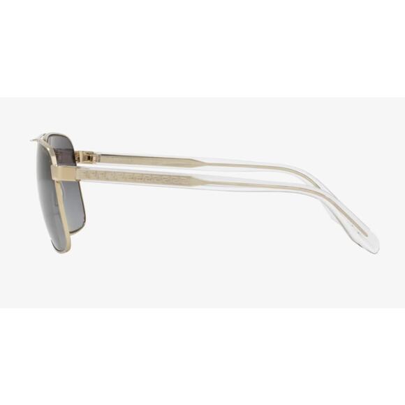 Versace Polarized Sunglasses VE2174 Pale Gold Gray Square - Picture 10 of 12